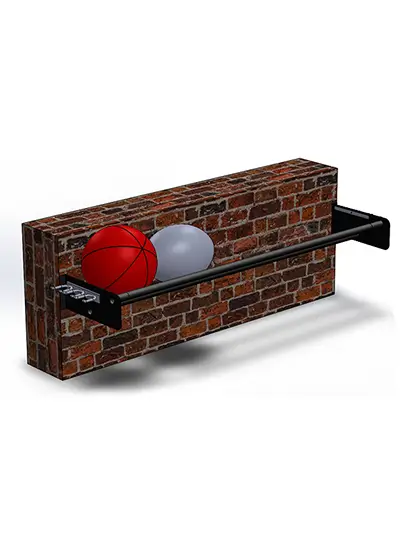 Wall-Mounted Ball Rack