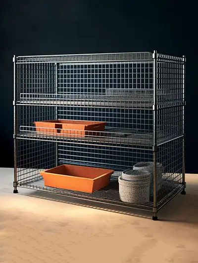 Wire Mesh Rack